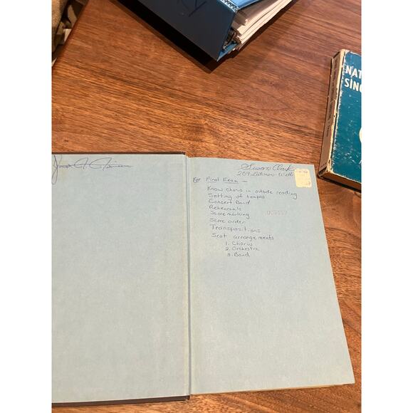 Conductor Singing Book‎ Lot of (3) Vintage Peterson, Carnett, 1940s 1950s 1960s - Picture 9 of 13